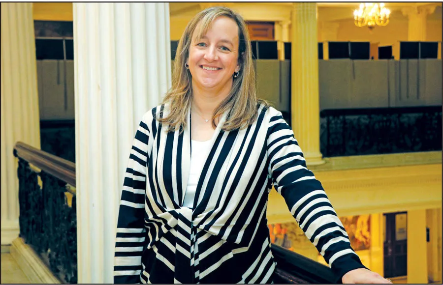 Karen McCrillis, who has been named the 2020 Counselor of the Year by the Massachusetts School Counselors Association, was honored by her colleagues during the organization’s annual advocacy and leadership day at the State House on Feb. 4.