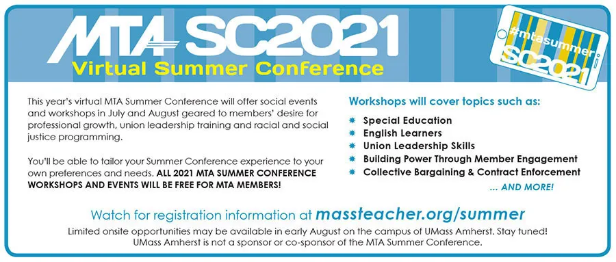 MTA SC2021 Virtual summer conference ad