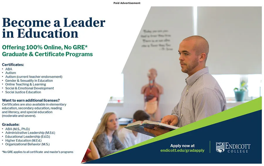 become a leader in education ad