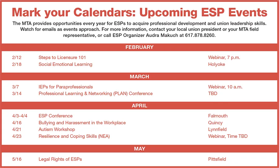 upcoming esp events