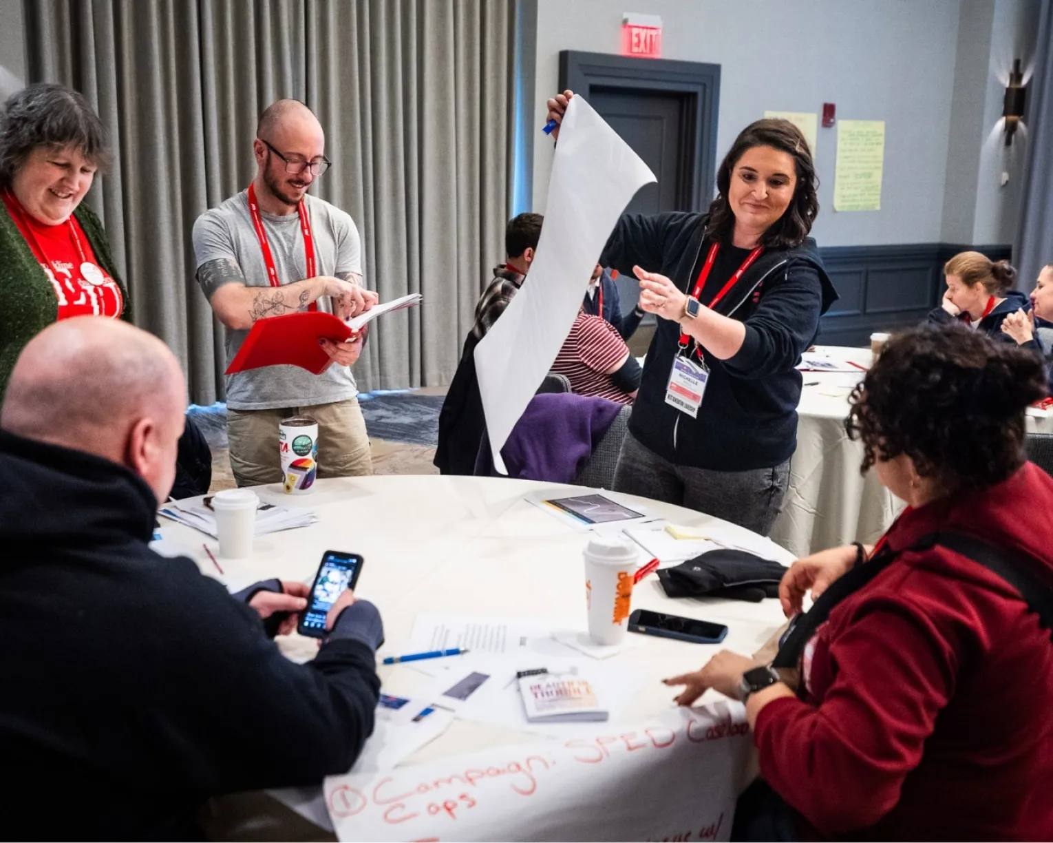 Members participating in the Bargaining Program at the Union Skills Conference