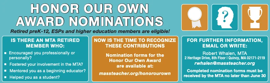 Honor Our Own Award Nominations