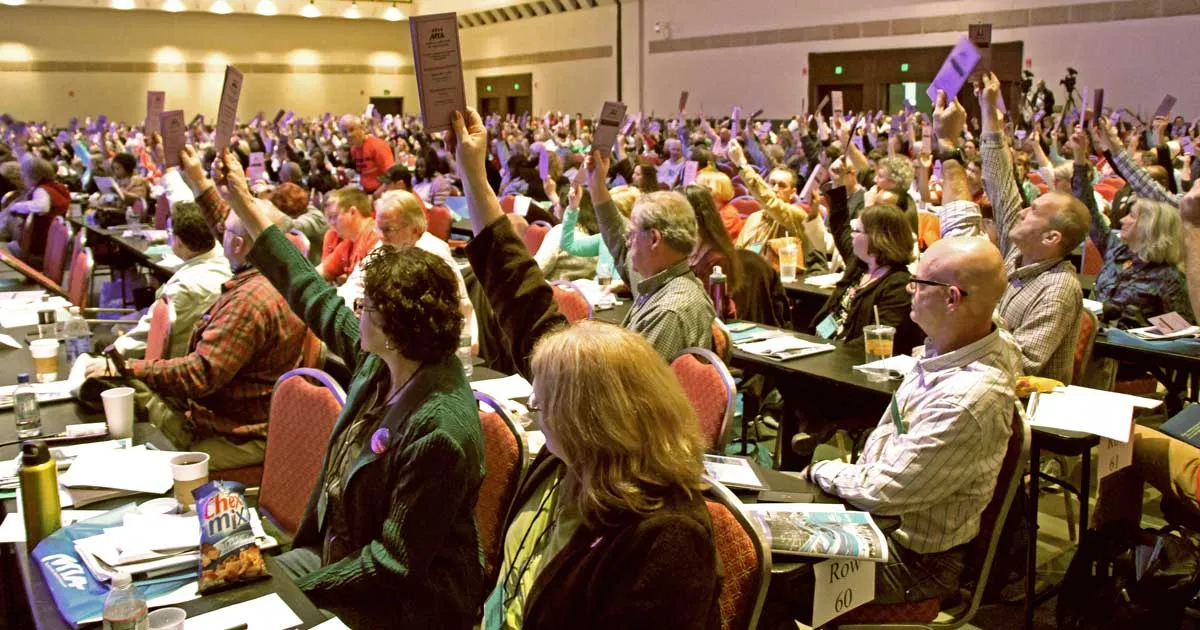 MTA members set the agenda for the upcoming year at the Annual Meeting of Delegates