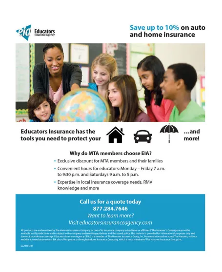 educators insurance agency advertisement