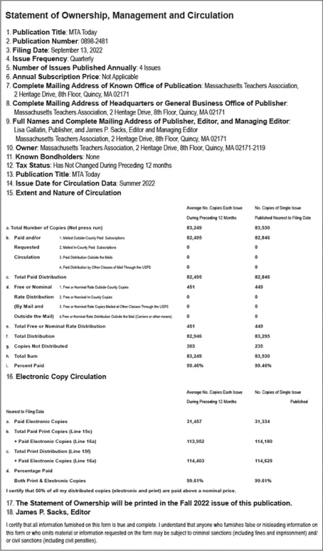 statement of ownership management and circulation